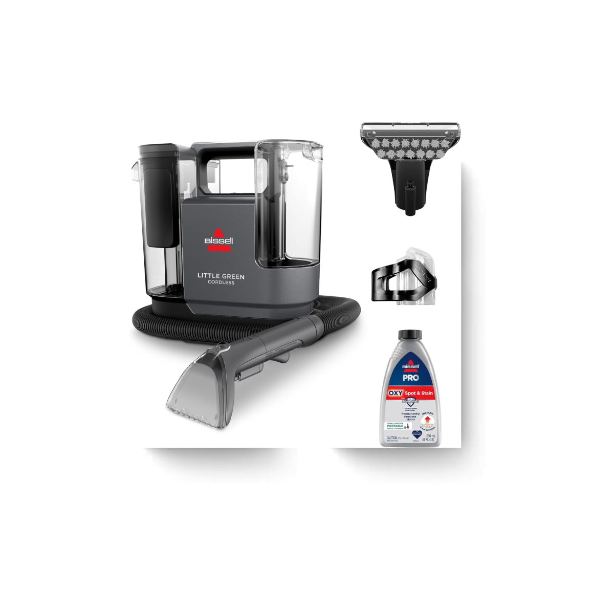BISSELL® Little Green® Cordless Portable Deep Cleaner with 25V Lithium-Ion Battery & Battery-Boost Technology, 3682